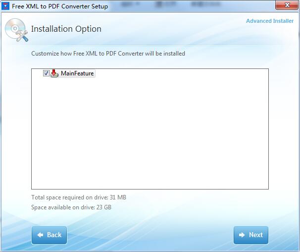 Free XML to PDF Converter截图
