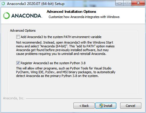 Anaconda3截图