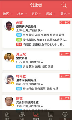 合伙人截图