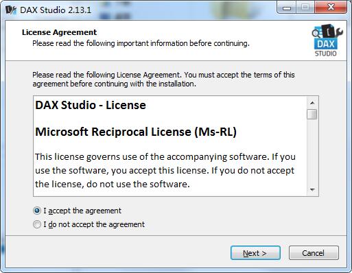 DAX Studio截图