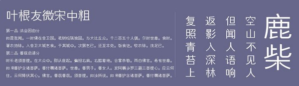 叶根友微宋中粗截图
