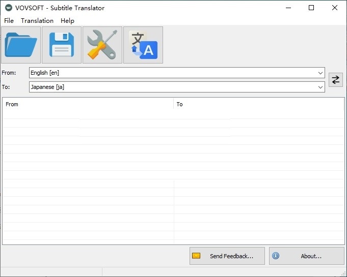 VovSoft Subtitle Translator截图