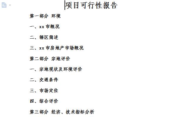 项目实施可行性报告截图