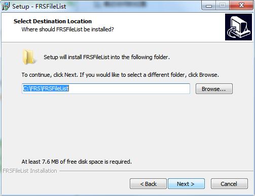 FRSFileList截图