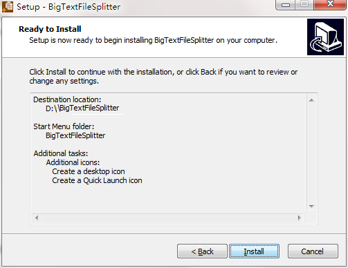 BigTextFileSplitte截图