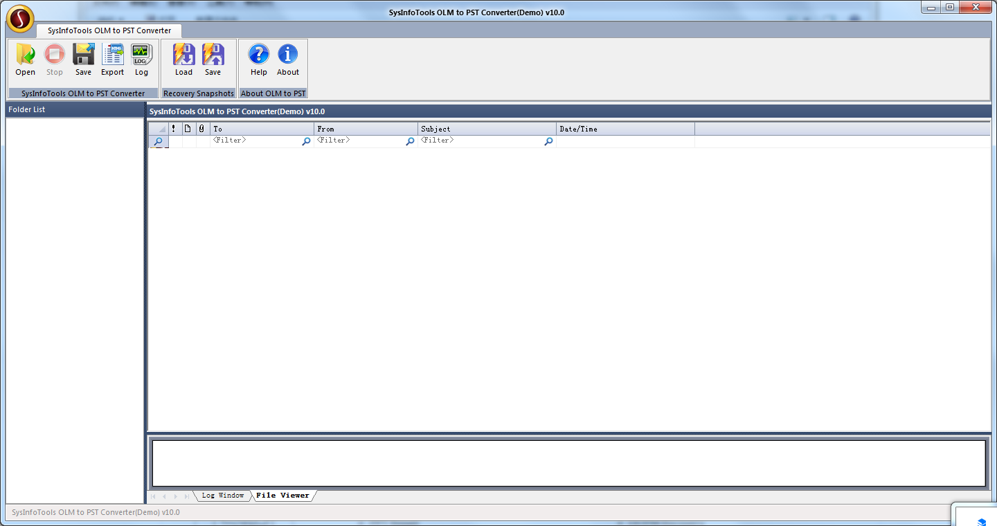 SysInfoTools OLM to PST Converter截图