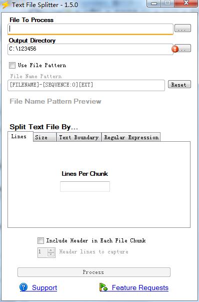 Text File Splitter截图