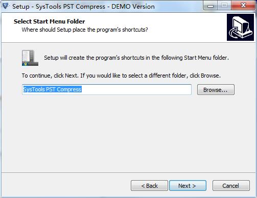 SysTools PST Compress截图