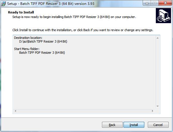 Batch TIFF PDF Resizer截图