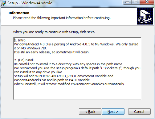 Windows android截图