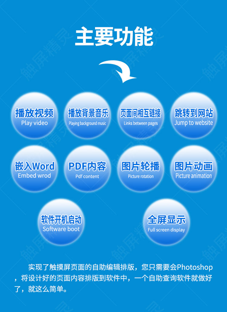 触摸屏展示软件截图