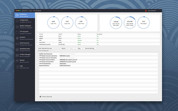 goPanel Mac截图