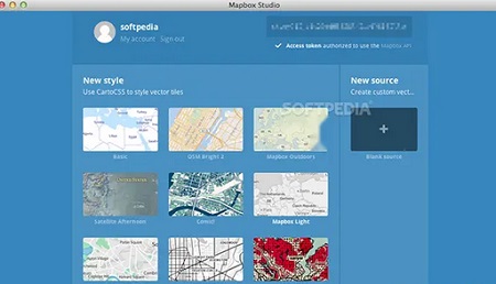 Mapbox Studio Mac截图