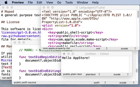 Moped Text Editor Mac截图