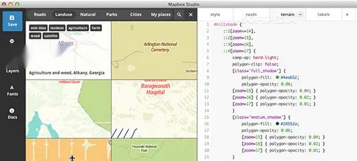 Mapbox Studio Mac截图