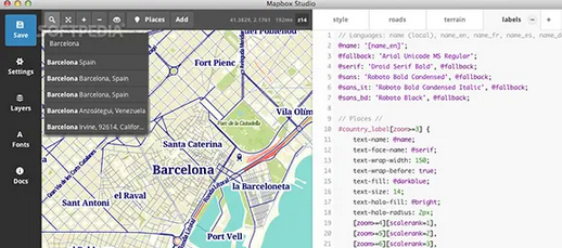 Mapbox Studio Mac截图