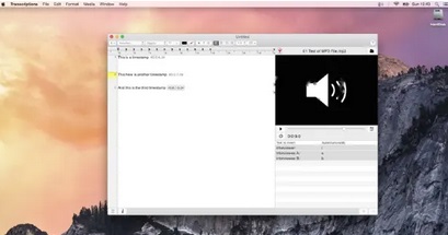 Transcriptions Mac截图