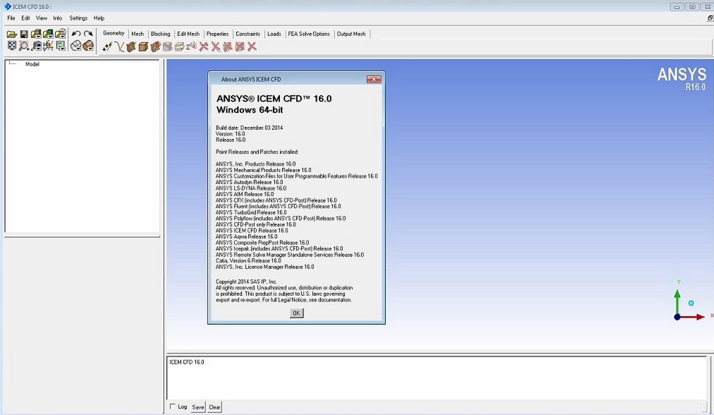 ansys16.0截图