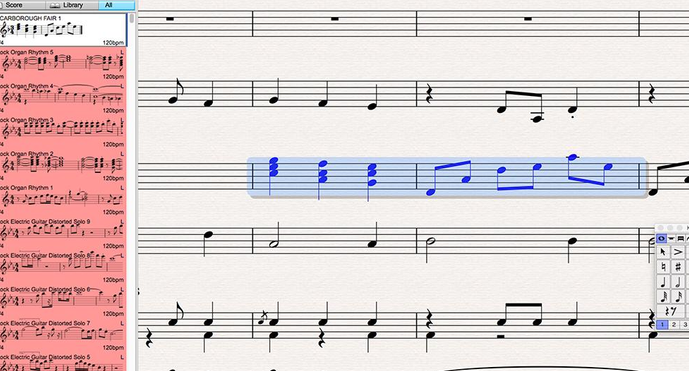 Sibelius 8 Mac截图