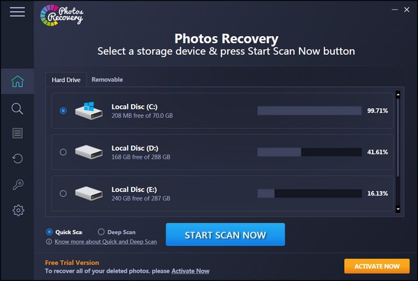 照片恢复工具(PhotoRestorer)截图
