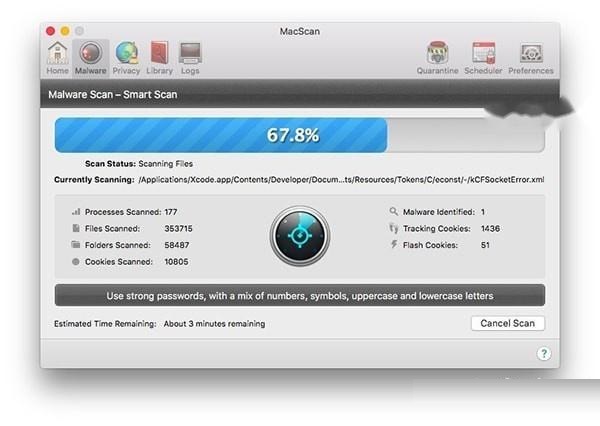 Scan mac截图