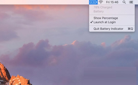 Battery Indicator Mac截图