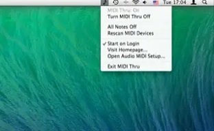 MIDI Thru Mac截图