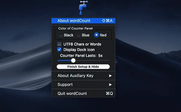 wordCount MAC截图