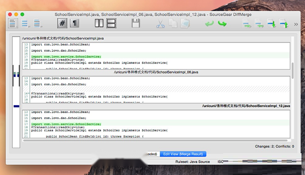 DiffMerge Mac截图