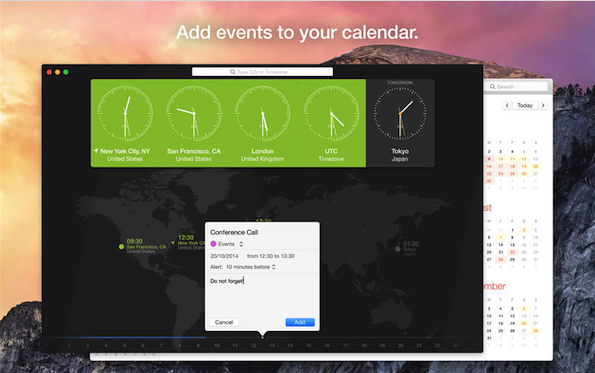 World Clock for Mac截图