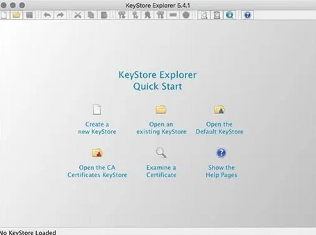 KeyStore Explorer Mac截图