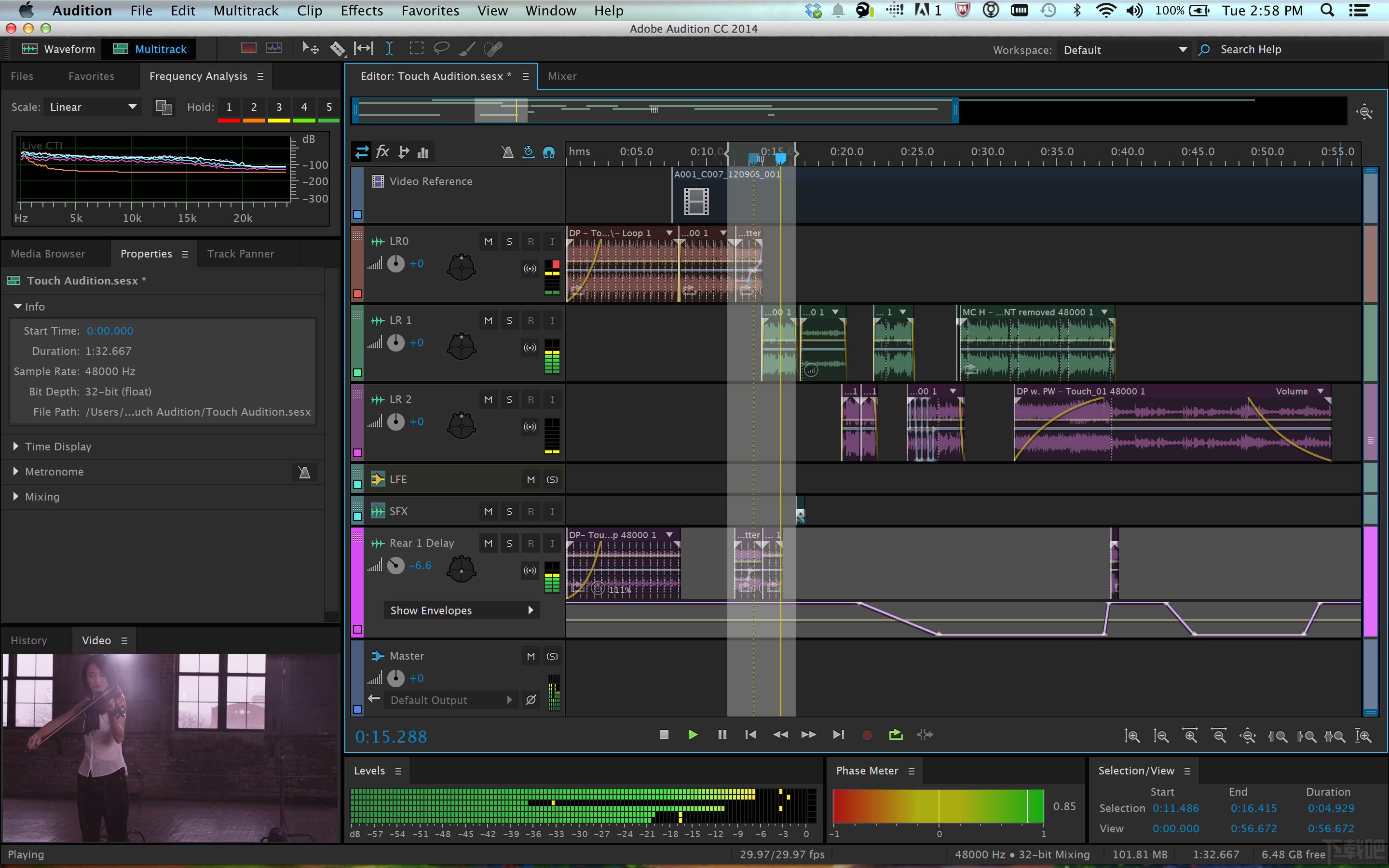 Adobe audition cc 2015 Mac截图