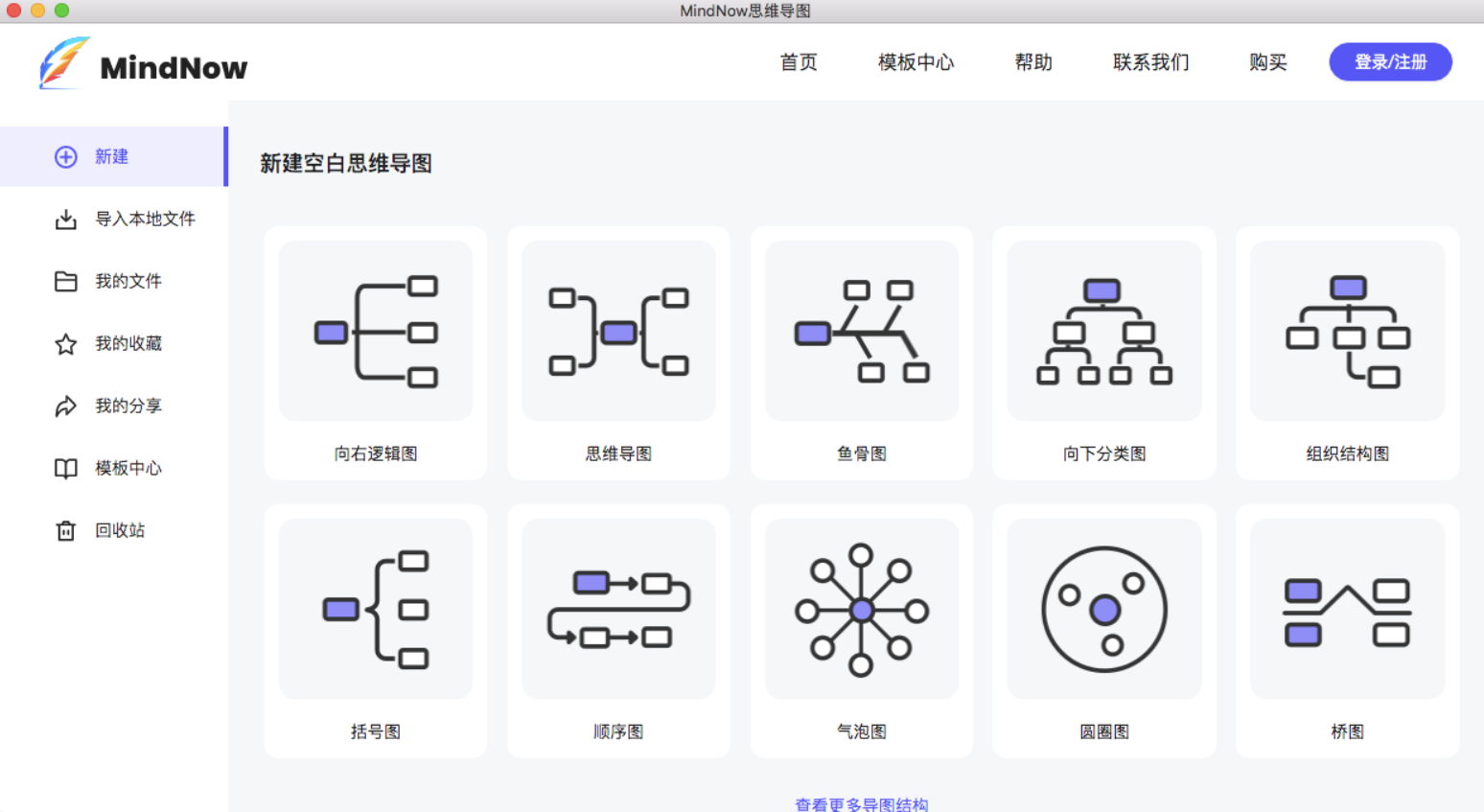 mindnow 思维导图截图