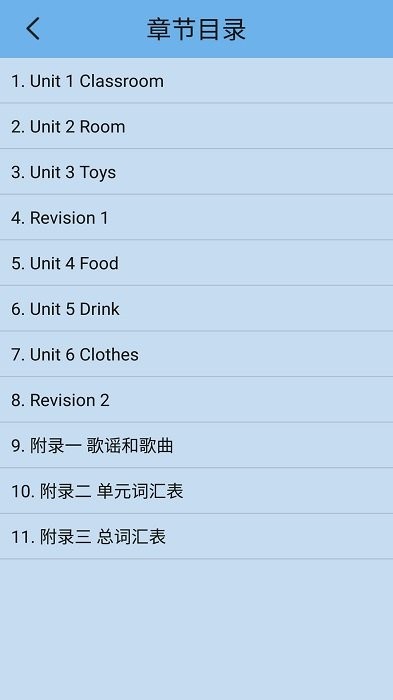新起点人教英语一年级下 新起点小学英语一年级下册教材电脑版截图