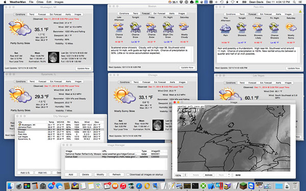 WeatherMan Mac截图
