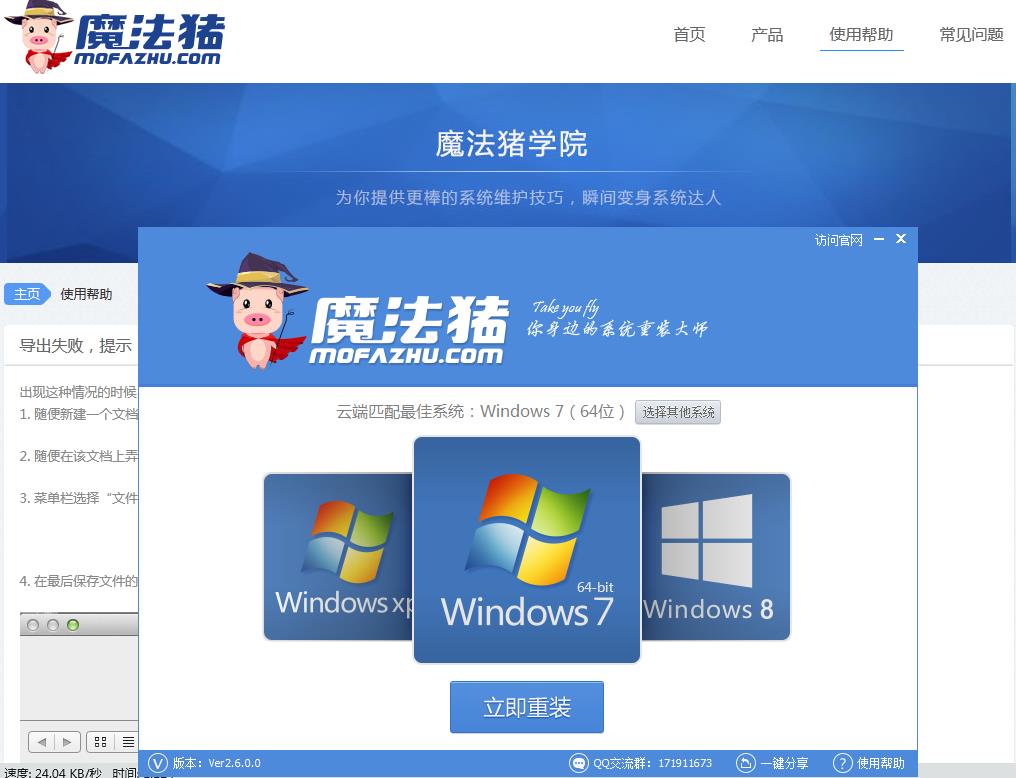 魔法猪系统重装大师截图