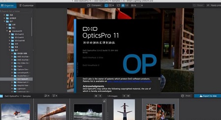 DxO Optics Pro Mac截图