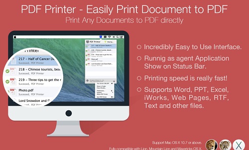 PDF Printer Mac截图