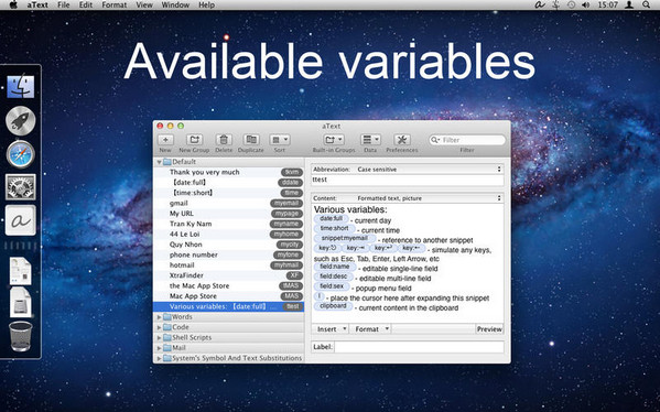 aText for Mac截图