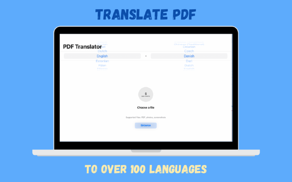 PDF翻译器Mac截图