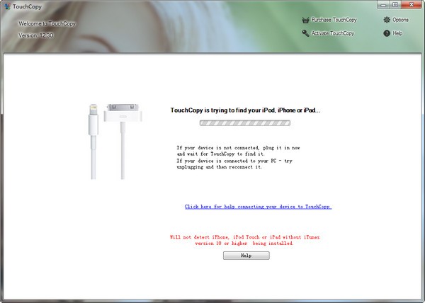 iPhone/iPad数据备份(TouchCopy)截图