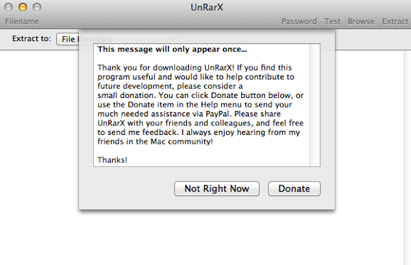UnRarX Mac截图