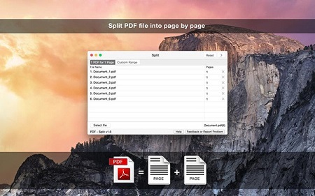 PDF拆分软件Mac截图