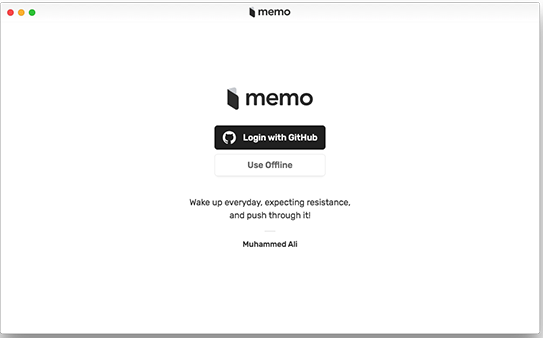 Memo笔记Mac截图