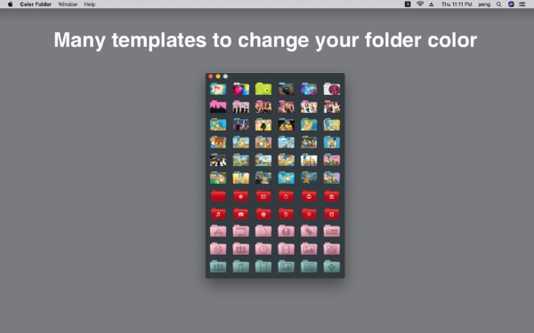 Color Folder Mac截图