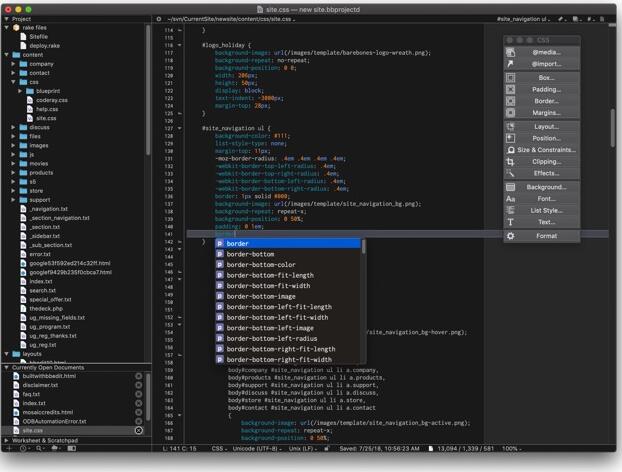 BBEdit MAC截图