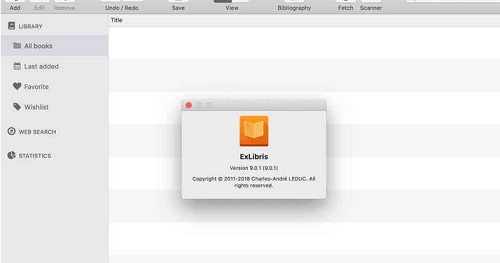 ExLibris Mac截图