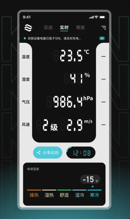 瞰天气截图