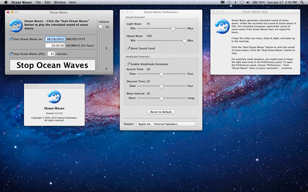 Ocean Waves Mac截图