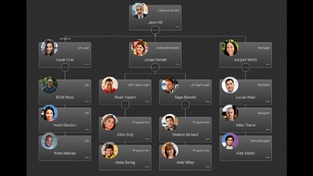 OrgChart JS Mac截图